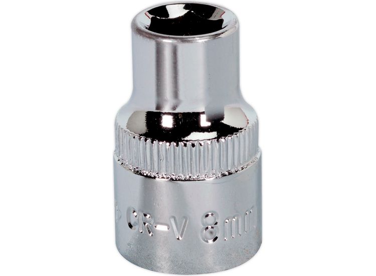 Sealey SP3808 WallDrive&amp;reg; Socket 8mm 3/8"Sq Drive Fully Polished