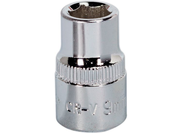 Sealey SP3809 WallDrive&amp;reg; Socket 9mm 3/8"Sq Drive Fully Polished