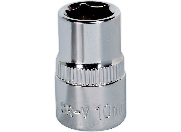 Sealey SP3810 WallDrive&amp;reg; Socket 10mm 3/8"Sq Drive Fully Polished