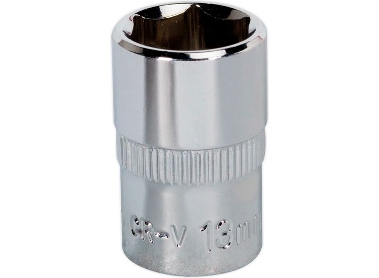 Sealey SP3813 WallDrive&amp;reg; Socket 13mm 3/8"Sq Drive Fully Polished