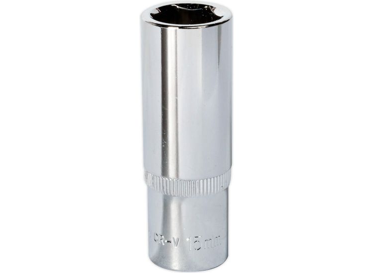 Sealey SP3815D WallDrive&amp;reg; Socket 15mm Deep 3/8"Sq Drive Fully Polished