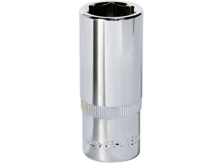 Sealey SP3818D WallDrive&amp;reg; Socket 18mm Deep 3/8"Sq Drive Fully Polished