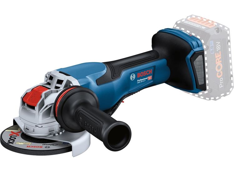 Bosch GWX 18V-15 P Professional BITURBO Angle Grinder 125mm 18V Bare Unit