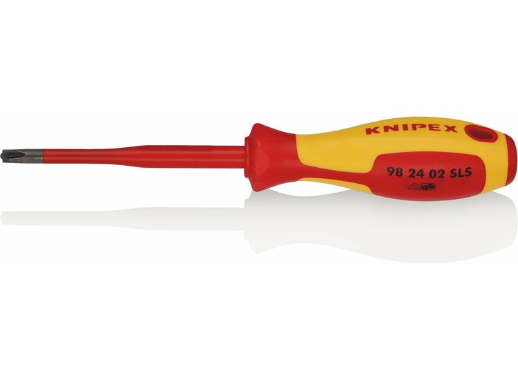 Draper 28056 KNIPEX 98 24 02 SLS VDE Insulated Plus/Minus Screwdriver, PH/S2 x 100mm