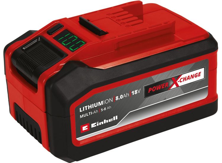 Einhell Multi-Ah Power X-Change Battery 18V 5.0-8.0Ah Li-ion