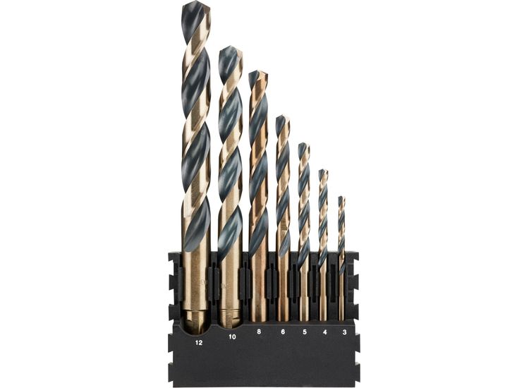 DEWALT DT20620 Black &amp; Gold HSS Drill Set, 7 Piece