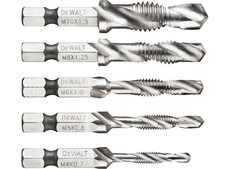 DEWALT DT50060 Impact Ready Drill Tap Set, 5 Piece