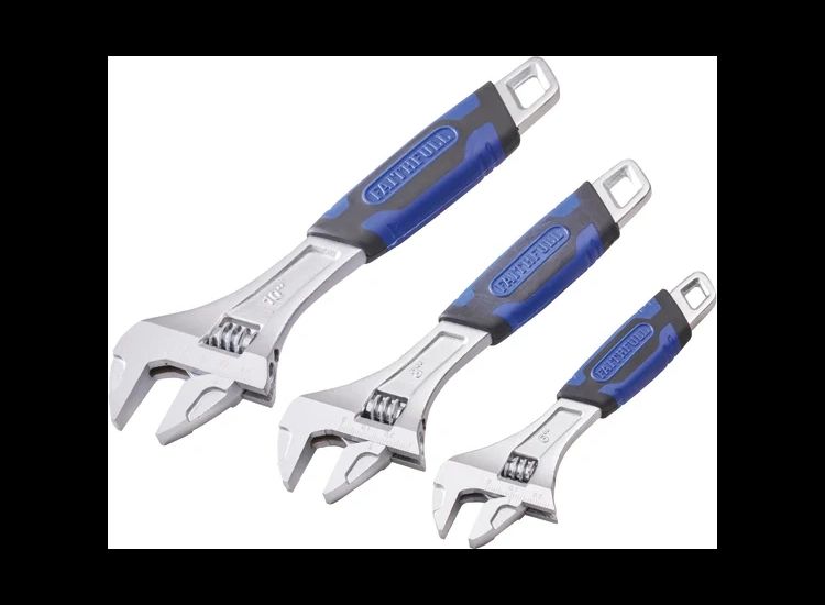 Faithfull Adjustable Spanner Set, 3 Piece