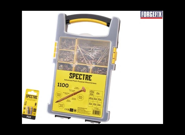 ForgeFix Spectre™ Advanced Screw Set, 1100 Piece