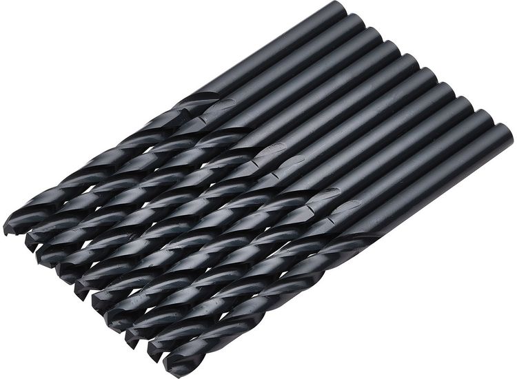 Draper 08825 Black HSS Drill Bit, 4.5mm (Pack of 10)