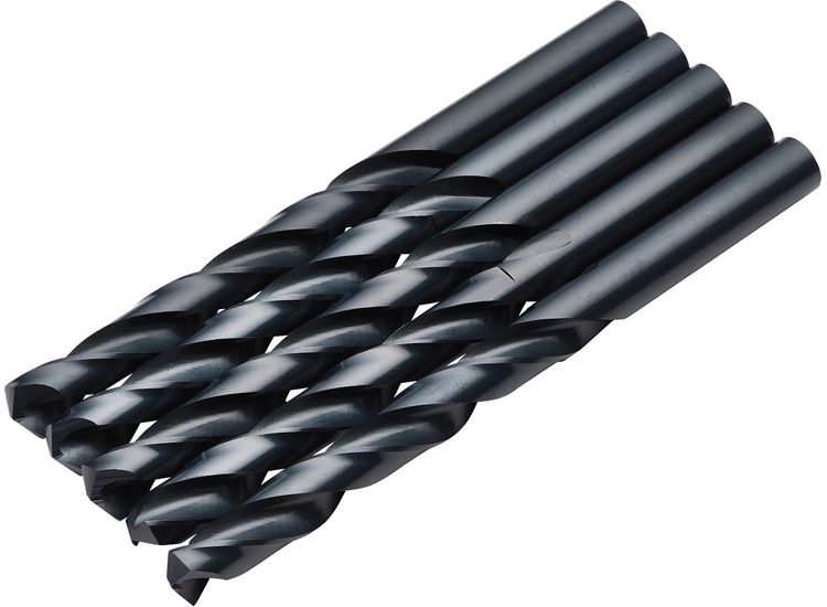 Draper 08838 Black HSS Drill Bit, 10.0mm (Pack of 5)