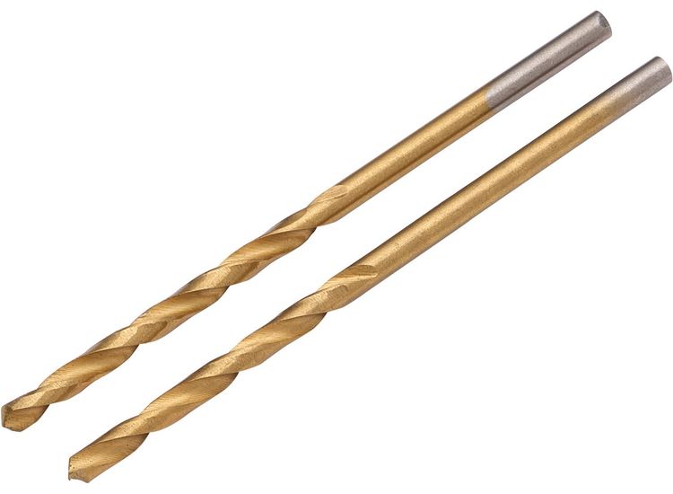 Draper 08860 HSS Titanium Nitride Coated Drill Bit, 2.0mm (Pack of 2)