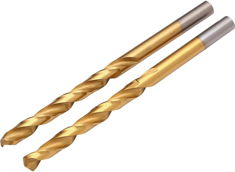 Draper 08867 HSS Titanium Nitride Coated Drill Bit, 5.0mm (Pack of 2)