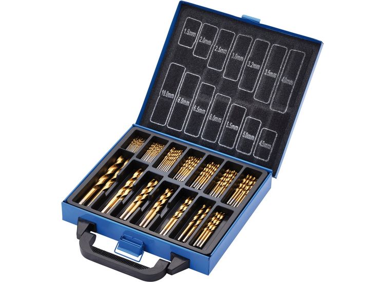 Draper 08887 HSS Titanium Nitride Coated Drill Bit Set (99 Piece)