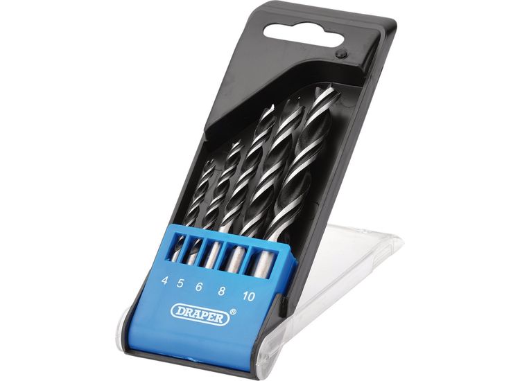 Draper 12424 Brad Point Drill Bit Set (5 Piece)