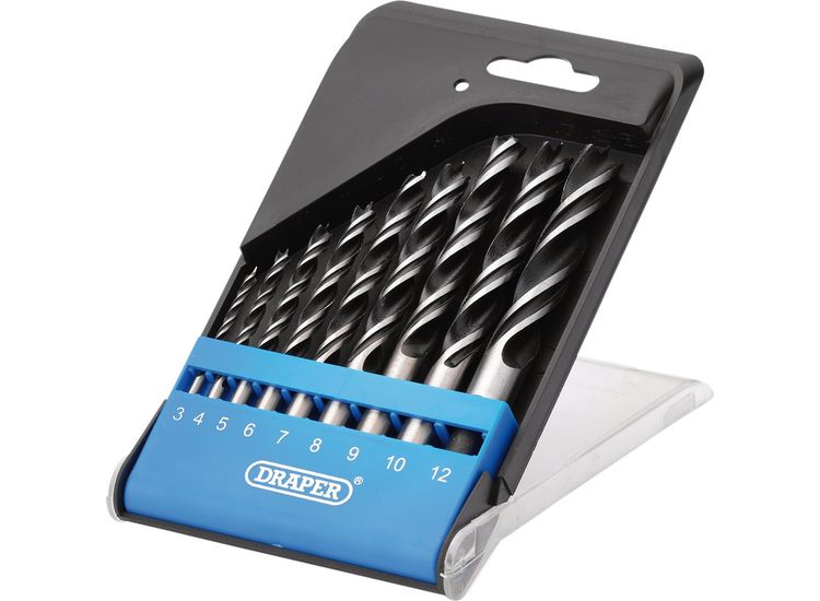 Draper 12426 Brad Point Drill Bit Set (9 Piece)