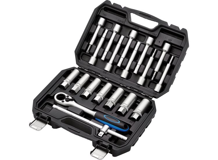 Draper 13604 Shock Absorber Strut Nut Kit, 1/2" Sq. Dr. (19 Piece)