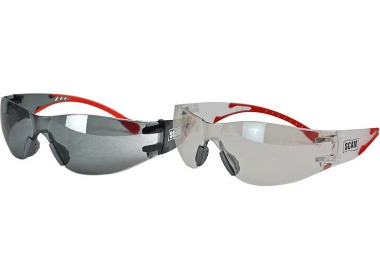 Scan Flexi Spec Safety Glasses Twin Pack