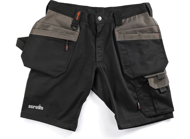 Scruffs Worker Plus Holster Shorts Black