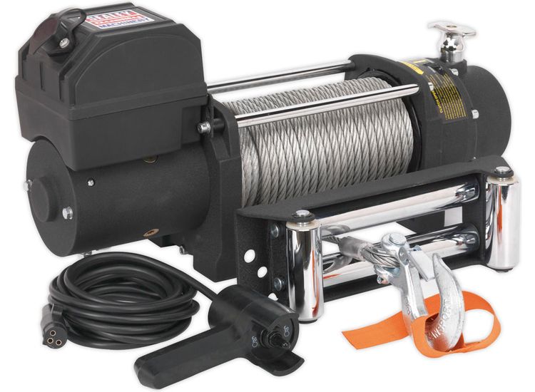 Sealey SRW4300 Self Recovery Winch 4300kg (9500lb) Line Pull 12V