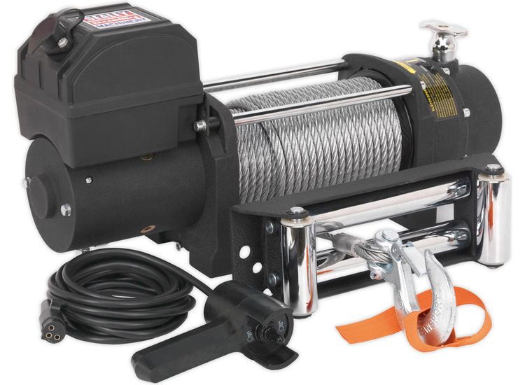 Sealey SRW5450 Self Recovery Winch 5450kg (12000lb) Line Pull 12V