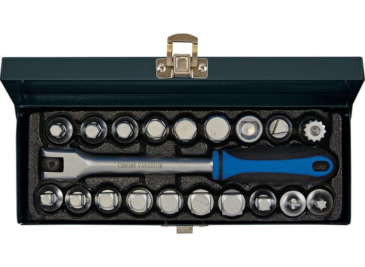 Draper 12396 Oil Drain Sump Plug Key Set, 3/4" Sq. Dr. (20 Piece)