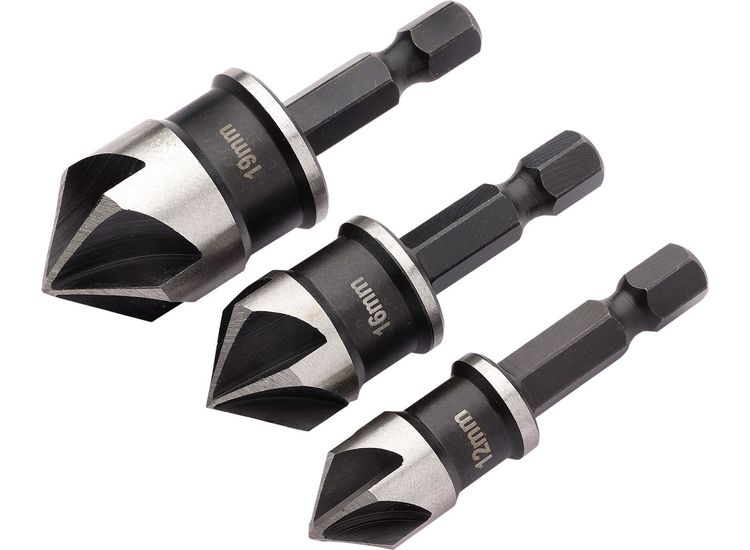 Draper 12430 Countersink Bit Set (3 Piece)