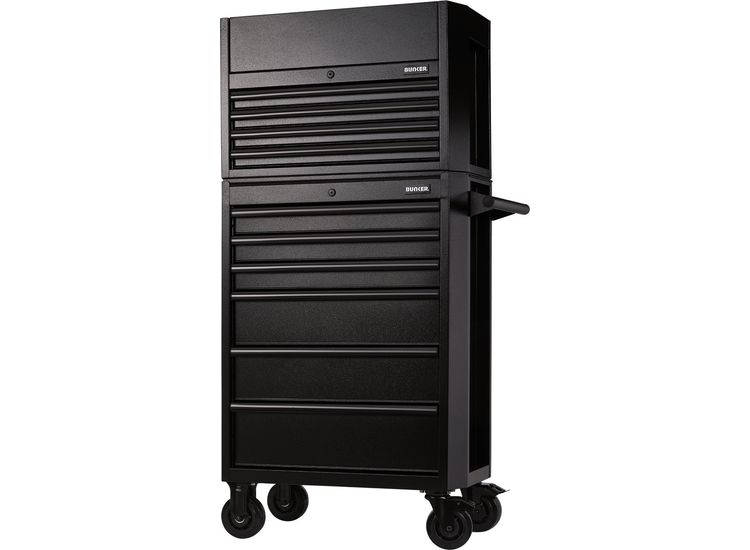 Draper 24247 BUNKER® Combined Roller Cabinet and Tool Chest, 10 Drawer, 26"