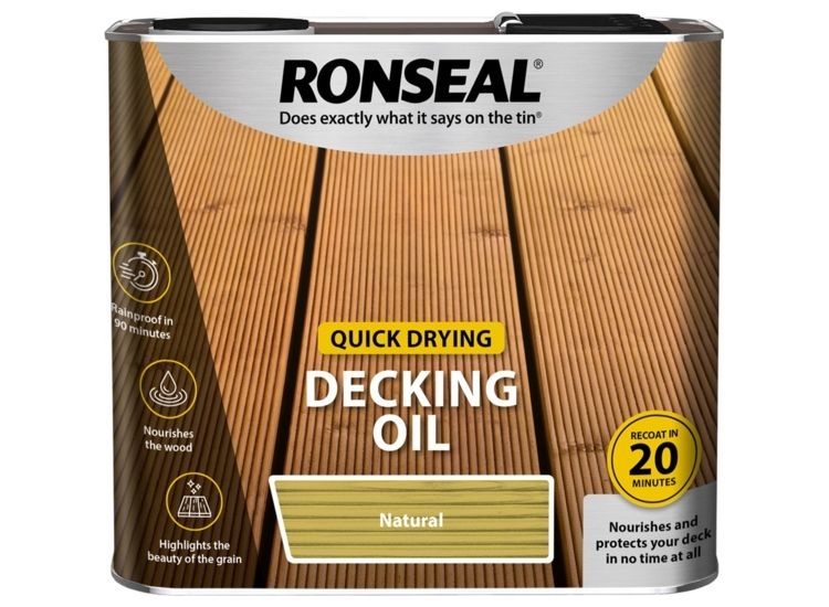 Ronseal Quick Drying Decking Oil 2.5L