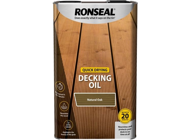 Ronseal Quick Drying Decking Oil 5L