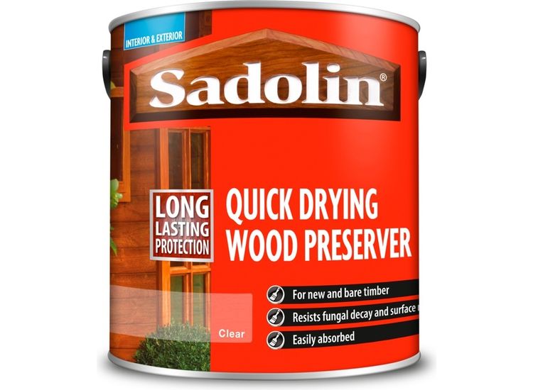 Sadolin 5028751 Quick Drying Wood Preserver Clear