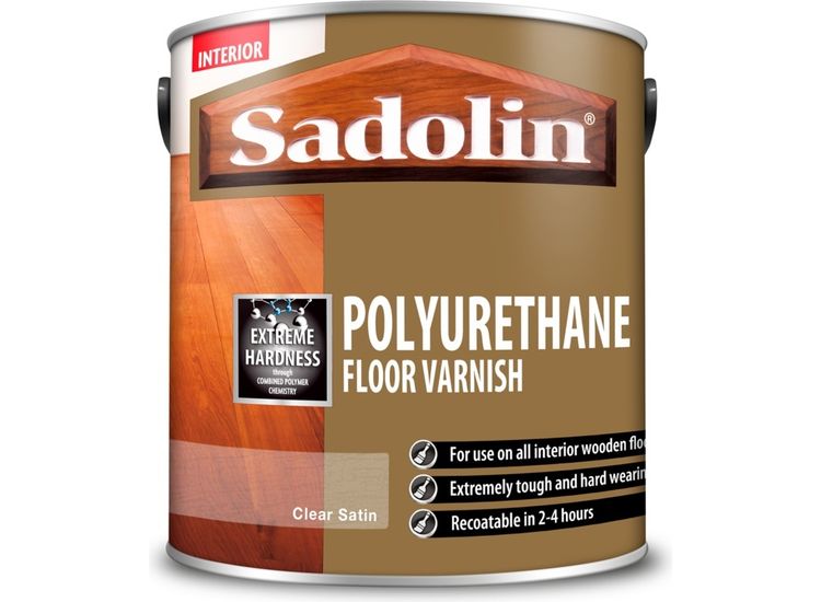 Sadolin 5038013 Poly Floor Varnish Clear Satin