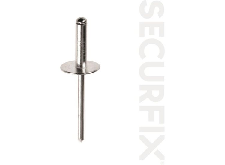 Securfix T10554 Domehead Rivets Aluminium/Steel 4.0 x1 8mm