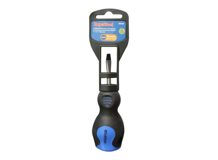 SupaTool SD69 Slotted Head Screwdriver Soft Grip Handle