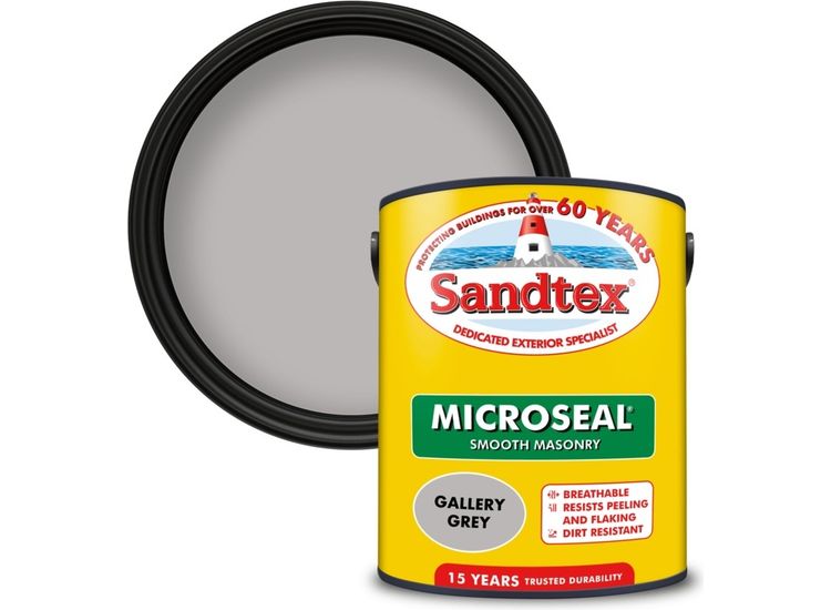 Sandtex Retail 5090794 Smooth Masonry Gall Grey