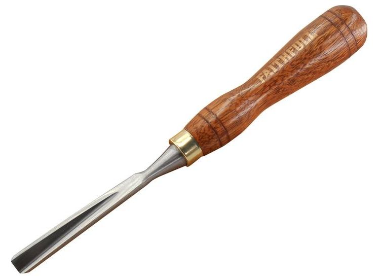 Faithfull V-Straight Parting Carving Chisel 9.5mm (3/8in)
