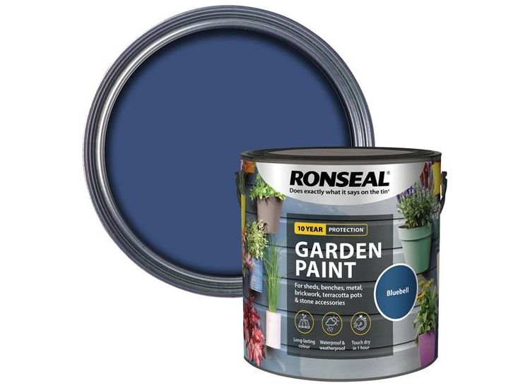 Ronseal Garden Paint — Durable Exterior Matt Paint for Wood, Brick, Metal &amp; Terracotta