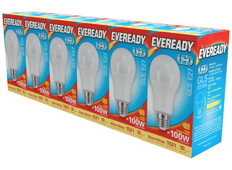 Eveready S29503 Led Gls E27 3000k Boxed 5+1 Es
