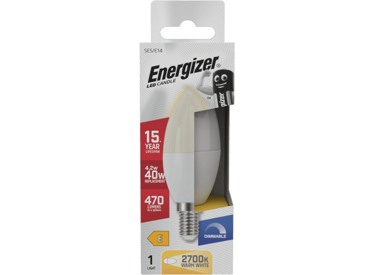 Energizer S29768 Led Cndle 470lm Opal E14 Dimmable