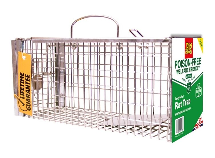 The Big Cheese STV203 Poison Free Ready Baited Rat Trap