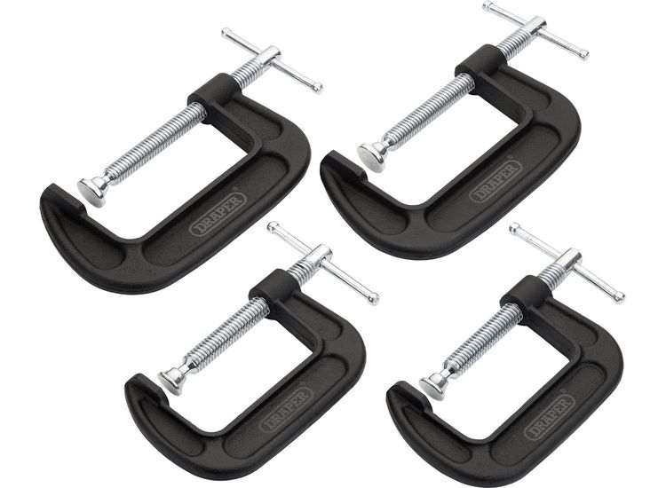 Draper 18992 Heavy Duty G-Clamp Set (4 Piece)