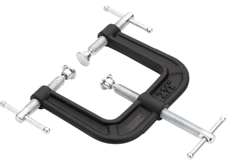 Draper 19404 3-Way G-Clamp, 63mm