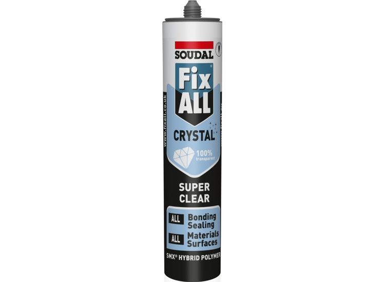 Soudal 131021 Triple Pack Fix All Crystal