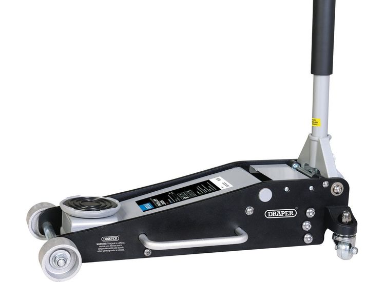 Draper 13929 Aluminium and Steel Racing Trolley Jack, 2.5 Tonne