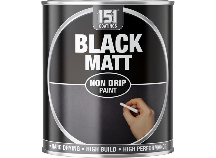 151 Coatings DY050 Matt Black Paint