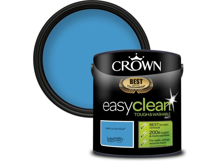 Crown 5101163 Easyclean Matt Emulsion Pkaboo Blu