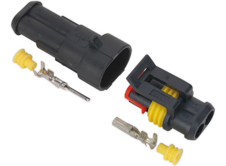 Sealey SSC2MF Superseal Male &amp; Female Connector 2 Way 1pr