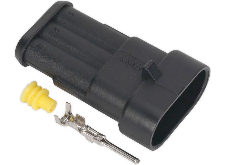 Sealey SSC3M Superseal Male Connector 3-Way Pack of 5