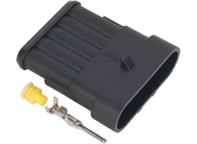 Sealey SSC5M Superseal Male Connector 5-Way Pack of 3