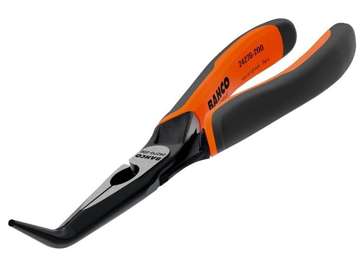 Bahco 2427G ERGO™ Bent Snipe Nose Pliers 160mm (6.1/4in)